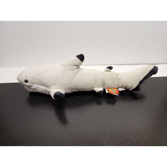 16 Inch Adventure Planet Shark Plush - Picture 3 of 11